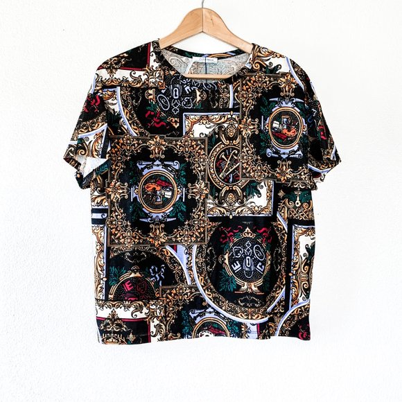 Zara Tops - Zara NWT Short Sleeve Designer Inspired Tee